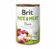 Brit Pate & Meat Duck 0.4 кг влажный корм для собак (курица и утка) - изображение 1