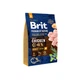 Brit Premium Adult M 3 кг сухой корм для взрослых собак средних пород (весом от 10 до 25 кг) (курица) - изображение 1
