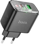 Мережевий зарядний пристрій Hoco CS42A Smart PD30W+QC3.0 charger EU Black (6942007620765) - зображення 1