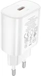 Мережевий зарядний пристрій Hoco N22 Jetta PD25W charger White (6931474760067) - зображення 1