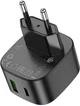 Мережевий зарядний пристрій Hoco CS32A Rise PD20W+QC3.0 charger Black (6942007617451) - зображення 6