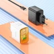 Мережевий зарядний пристрій Hoco CS42A Smart PD30W+QC3.0 charger EU Black (6942007620765) - зображення 6