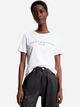 Koszulka damska bawełniana Tommy Hilfiger WW0WW40276-ACI XS Biała (8720637080658) - obraz 1