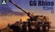 Збірна модель 1/35 Південноафриканська 155-мм самохідна гаубиця G6 Rhino Takom 2052 - изображение 1