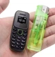 Мини телефон Двойная SIM Bluetooth Гарнитура Мобильный сотовый кнопочный SERVO ВМ310 DUAL Nano сим карта Маленький Минителефон 7х3х1.3см устройство для связи размер зажигалки Black - изображение 2