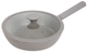 Patelnia Homla Tristan głęboka z pokrywką Szara 28 cm (5904183887821) - obraz 1