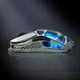 Геймерська бездротова (Bluetooth + 2,4G) миша з магнію GravaStar Mercury M1 Pro, PAW3395DM, 50G, RGB, Battle Worn Edition-Silver Mist (GRAVASTARM1PRO_SM) - зображення 2