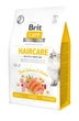 Сухий корм для котів Brit Care Cat GF Haircare Healthy & Shiny Coat 400 г (курка і лосось) - изображение 1