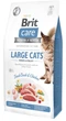 Сухий корм для котів великих порід Brit Care Cat GF Large cats Power & Vitality 7 кг (курка і качка) - изображение 1