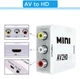 AV RCA To HDMI Адаптер-конвертер з RCA аудіо-відео старі пристрої на HDMI 720-1080P - зображення 3