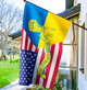 Прапор України - США Postcardua Stand With Ukraine CUS-2 - изображение 2