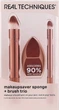 Набор для макияжа - Real Techniques Makeupsaver Sponge + Brush Trio (1447729-28608662) - изображение 2