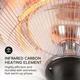 Инфракрасный обогреватель Blumfeldt Heat Guard Blackline (10032566) - изображение 3