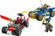 Klocki konstrukcyjne LEGO Ninjago Pojedynek wyścigowy Rogue kontra Drix 111 elementów (71840) - obraz 3