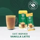 Розчинна кава Starbucks Vanilla Latte Rich & Creamy 4шт х 21.5г - зображення 7