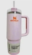 Термокружка Stanley Quencher H2.0 FlowState з ручкою та трубочкою Рожева з шиммером 887мл - зображення 2