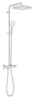 Душевая система с термостатом для настенного монтажа Grohe Tempesta System 250 Cube 26689001 - изображение 2