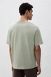 Футболка H&M Loose Fit XS світлий хакі 0608945134 - изображение 2