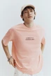 Футболка з принтом H&M Loose Fit персиковий 0967955115 S - изображение 2