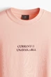 Футболка з принтом H&M Loose Fit персиковий 0967955115 S - изображение 6