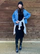 Платье миди осеннее женское Uniqlo 818431306 M Черное (1159833688) - изображение 7