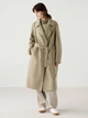 Пальто осеннее длинное женское Uniqlo 283349431 S Бежевое (1159833690) - изображение 1