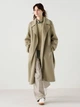 Пальто осеннее длинное женское Uniqlo 283349431 S Бежевое (1159833690) - изображение 2