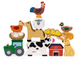 Gra zręcznościowa Viga Farma, drzewniane figury 44706 (6971608447068) - obraz 3