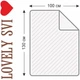 Плед-покрывало Lovely Svi Муслин Желтый Детский 100х130 см Двусторонний (6905321301253) - изображение 4