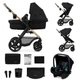 Универсальная коляска 3 в 1 Kinderkraft Moov 2 Pure Black, 5902533925780 - изображение 1