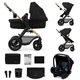 Універсальна коляска 3 в 1 Kinderkraft Moov 2 Air Pure Black, 5902533925759 - зображення 1