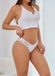 Женские кружевные трусики слипы Perfect Secret (1837-48-03) Белый XL FINETOO (48) - изображение 2