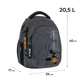 Рюкзак Kite Education teens Naruto Shippuden 40x29x17 см 20.5 л (NR25-8001M) - изображение 2
