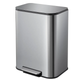 Відро для сміття з плавним закриттям прямокутне Mixxus Cubic-TC0105 SS Color 5л колір наржавійка (MI7088) - зображення 1