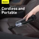 Автомобильный портативный пылесос Baseus A1 Car Vacuum Cleaner 2000 mAh, 30W, 25min, 4000Pa, ручной аккумуляторный (VCAQ010001) Black - изображение 11