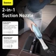 Автомобильный портативный пылесос Baseus A1 Car Vacuum Cleaner 2000 mAh, 30W, 25min, 4000Pa, ручной аккумуляторный (VCAQ010003) Blue - изображение 15