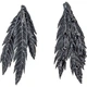 Серьги Феникс Cristal SETA Decor 25-529BLK - изображение 2