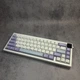 Ігрова механічна безпровідна клавіатура Ajazz AK650 Purple RGB Flying Fish Switch Hot Swap - зображення 1