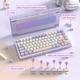 Механічна бездротова (Bluetooth + 2,4G) клавіатура з HOT SWAP Attack SHARK X75, Металевий корпус, RGB, Win/Mac OS, УКР/АНГЛ, ФІОЛЕТОВА/PURPLE (X75P10) - изображение 10