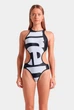 Купальник жіночий Arena ONE LOGO SWIMSUIT 009401-150 M Чорний - зображення 1