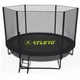 Батут з сіткою та драбинкою 252 см Atleto Black + подарунок м'ячик - изображение 2