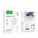 Зарядний пристрій HOCO C147A Charm PD20W+QC3.0 charger set Type-C to Lightning cable EU White (6942007630283) - зображення 6