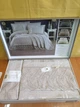 Изысканное турецкое жаккардовое покрывало с кружевом и наволочками Moda Box KOSEM 240x260 Bej - изображение 2