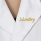 Значок (пин) BROCHE брошь бижутерия Медицина Laboratory Лаборатория золотистый BRGV114879 - изображение 3