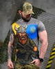 Футболка Oblivion Tactical Coolmax з принтом Вікінг сіра розмір S - изображение 3
