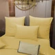 Простирадло MirSon Royal Soft Stripe 30-0003 Intense Yellow 110х160 см - изображение 2