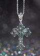 Цепочка Fashionn Jewerly с кулоном крест бабочка бражник Мертвая голова в корейском готическом стиле y2k (SVS) - изображение 2