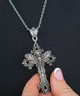Цепочка Fashionn Jewerly с кулоном крест бабочка бражник Мертвая голова в корейском готическом стиле y2k (SVS) - изображение 4
