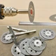 Круг отрезной алмазный 22 мм 10 шт + 2 штанги держатель насадка на гавер дрель Dremel - изображение 6