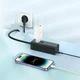 Мережевий подовжувач Hoco AC10A Barry PD65W GaN (2C2A with 1 socket) Desktop Charger Black - зображення 4